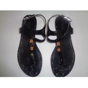 Coach Piccadilly Black Sandals  Flip Flop Size 6 B